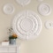 Ekena Millwork Dauphine Ceiling Medallion (Fits Canopies up to 13 1/4"), 33 7/8"OD x 1 3/8"P, Primed White CM33DA - alternate 6